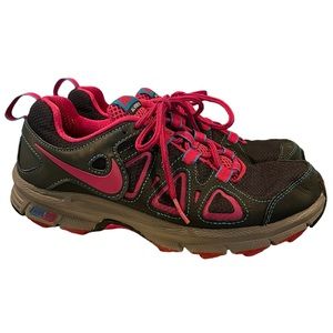 Nike Alvord 10 Trail Running Athletic Shoes 6.5 Black/ Gray/ Pink